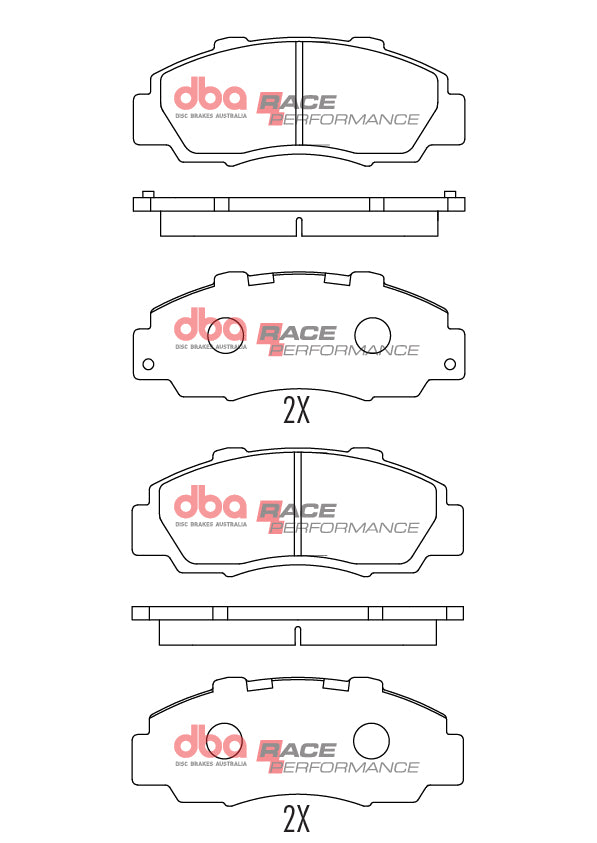 Placute Frana DBA Race Performance Fata Honda DB1206RP