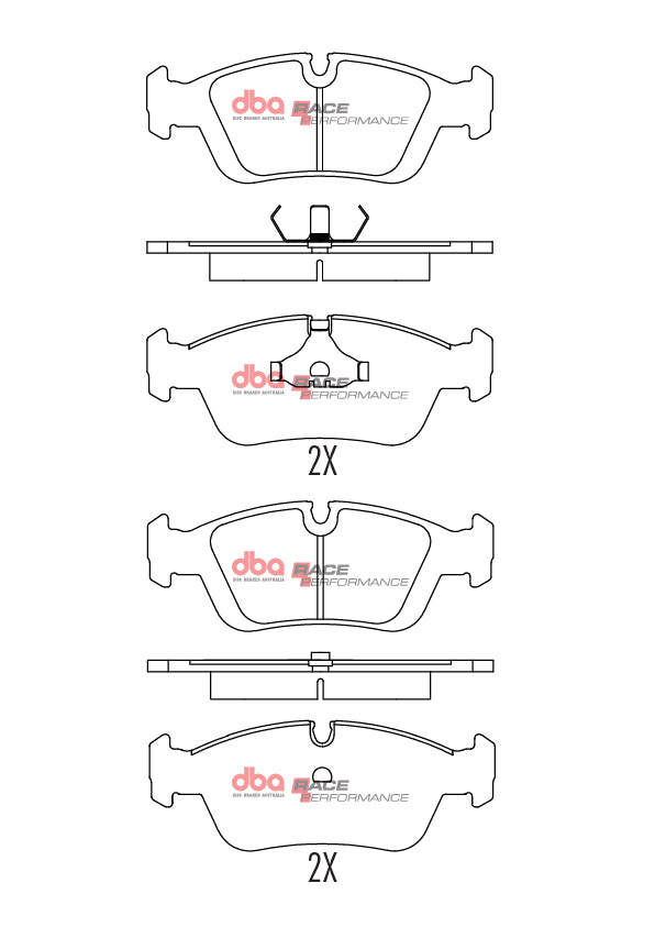 Placute Frana DBA Race Performance Fata BMW Seria 3 / BMW Z3 DB1224RP