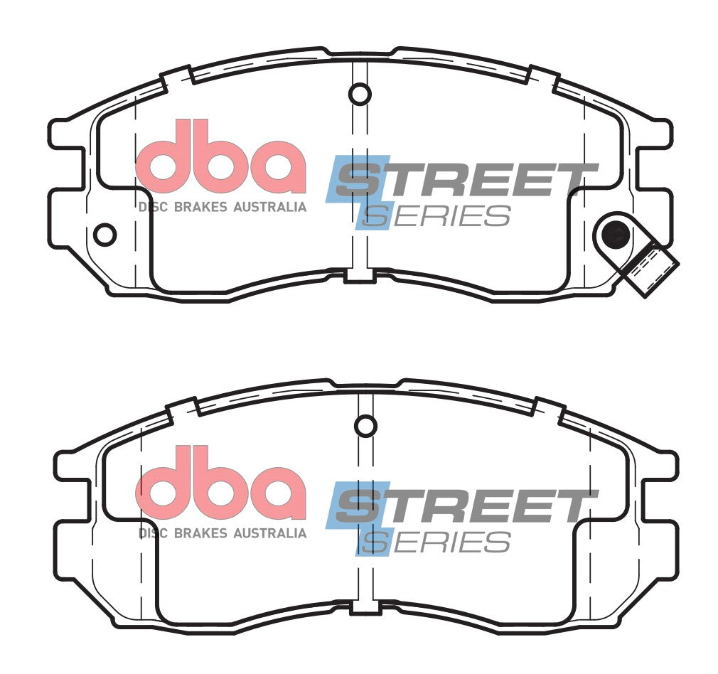 Placute Frana DBA Street Series Ceramic Fata Mitsubishi DB1249SS