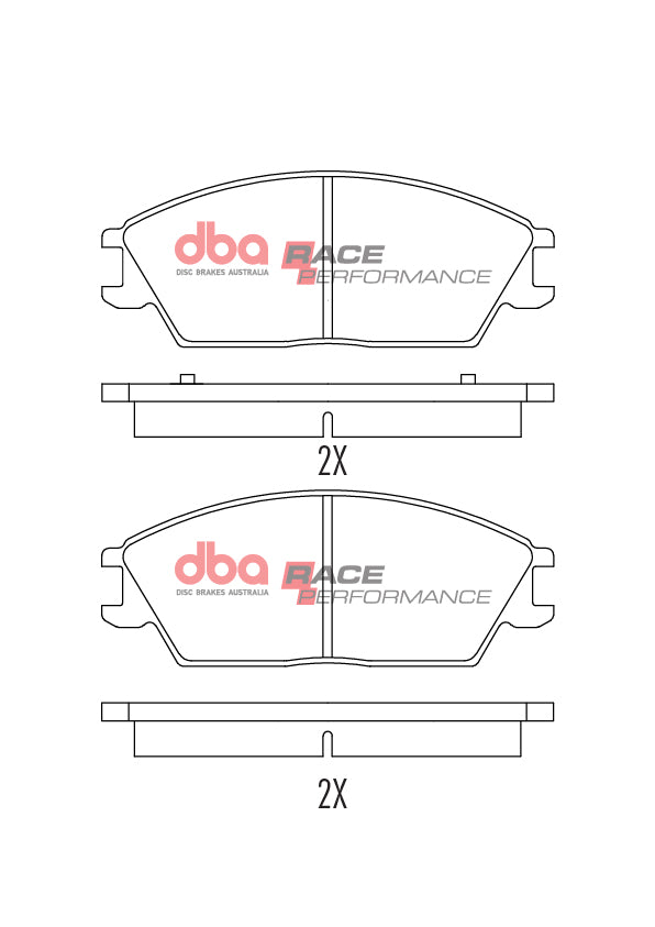 Placute Frana DBA Race Performance Fata Hyundai DB1252RP