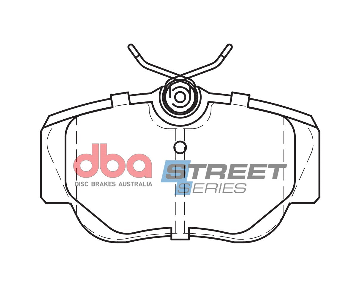 Placute Frana DBA Street Series Ceramic Fata Mercedes-Benz 190 DB1256SS