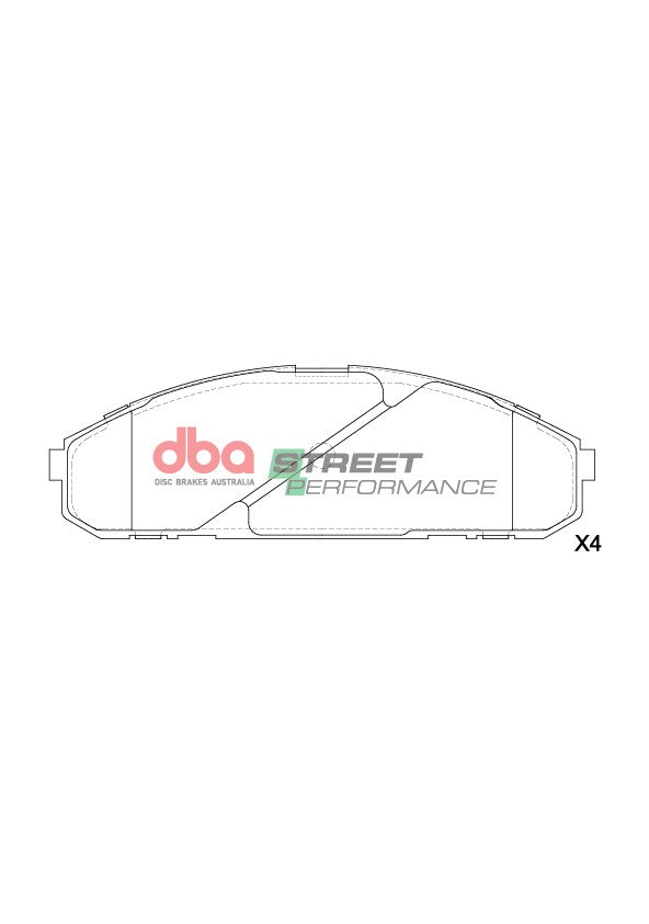Placute Frana DBA Street Performance Fata Nissan Patrol DB1257SP