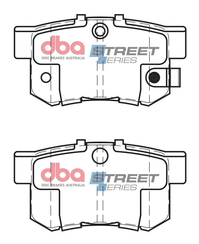 Placute Frana DBA Street Series Ceramic Spate Fiat/Honda/Suzuki DB1265SS