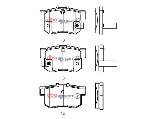 Placute Frana DBA Honda Insight Hybrid / CRZ Hybrid 2010 on On R Spate Fiat/Honda/Suzuki DB1265SSEV
