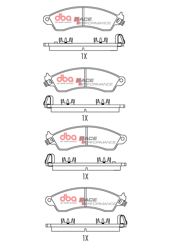 Placute Frana DBA Race Performance Fata Aston Martin/Chevrolet/Ford DB1353RP