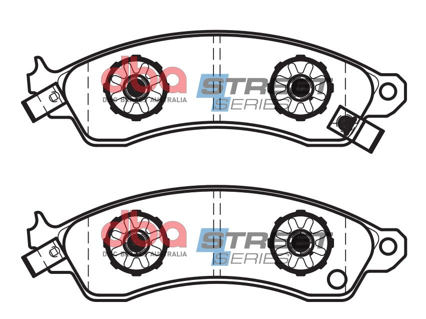 Placute Frana DBA Street Series Ceramic Fata Aston Martin/Chevrolet/Ford DB1353SS