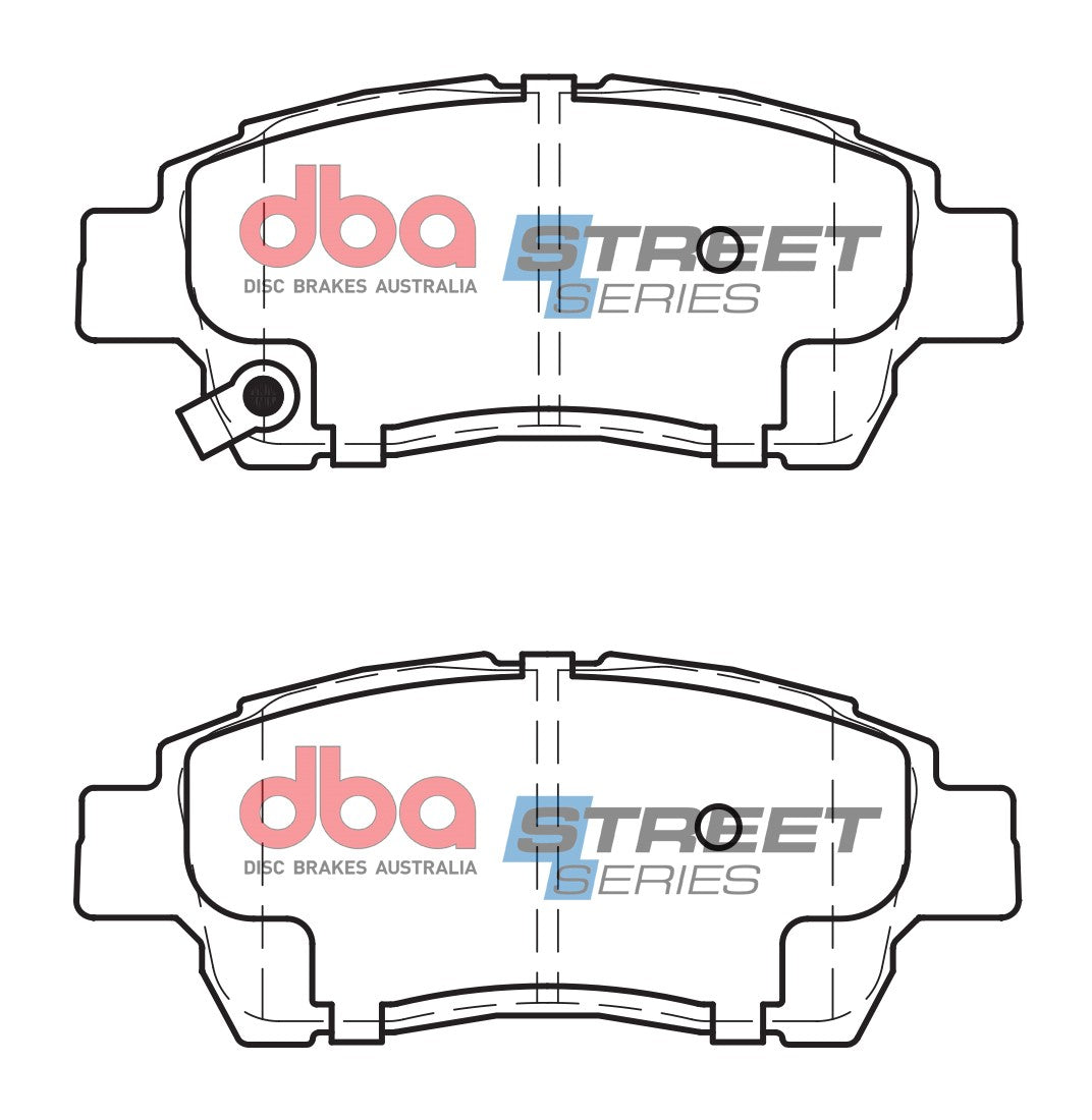 Placute Frana DBA Street Series Ceramic Fata Toyota Yaris DB1378SS