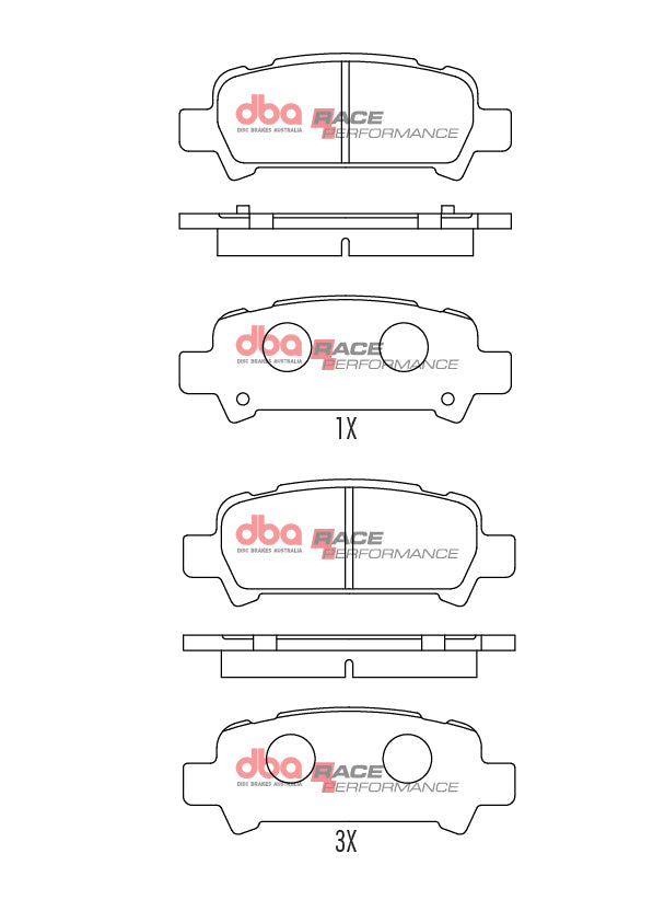 Placute Frana DBA Race Performance Spate Subaru DB1379RP