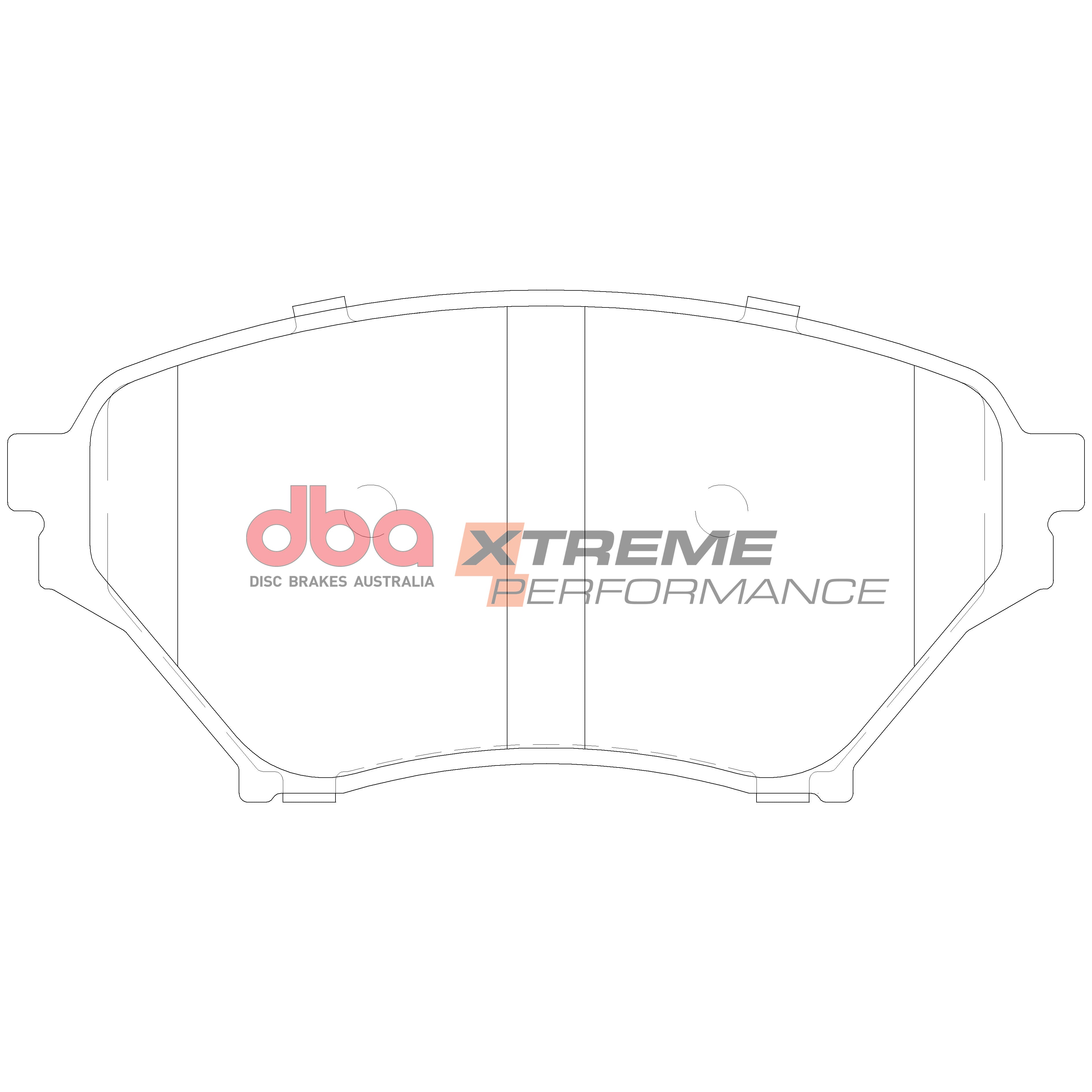 Placute Frana DBA Brake Kit 4000 Series T3 Slotted & Xtreme Performance (2x DBA4545S + DB1386XP) Fata Mazda MX-5 DBA4545S-1386XP