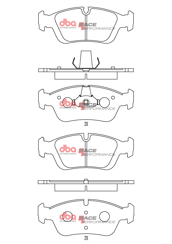 Placute Frana DBA Race Performance Fata BMW DB1414RP