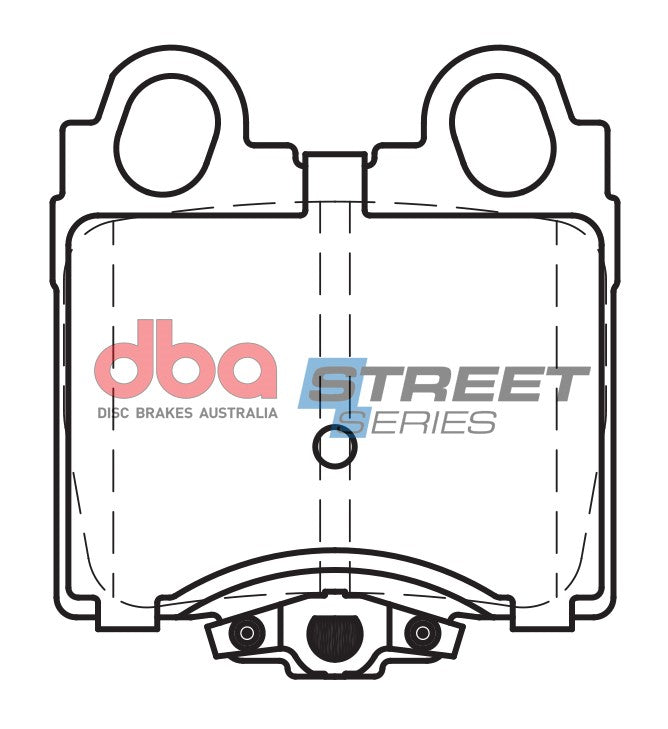 Placute Frana DBA Street Series Ceramic Spate Toyota DB1416SS