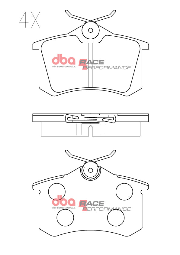 Placute Frana DBA Race Performance Spate DB1449RP