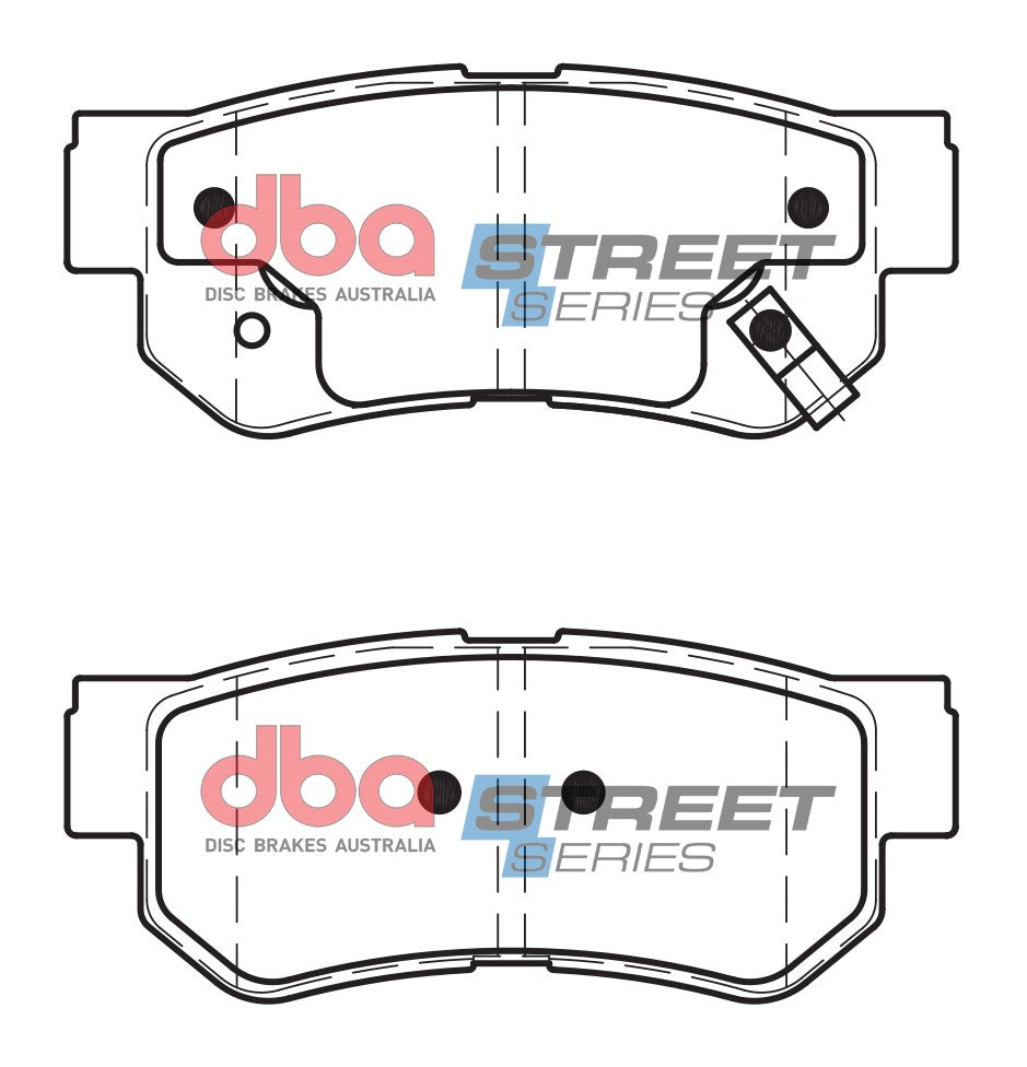 Placute Frana DBA Street Series Ceramic Spate Hyundai/Kia DB1451SS