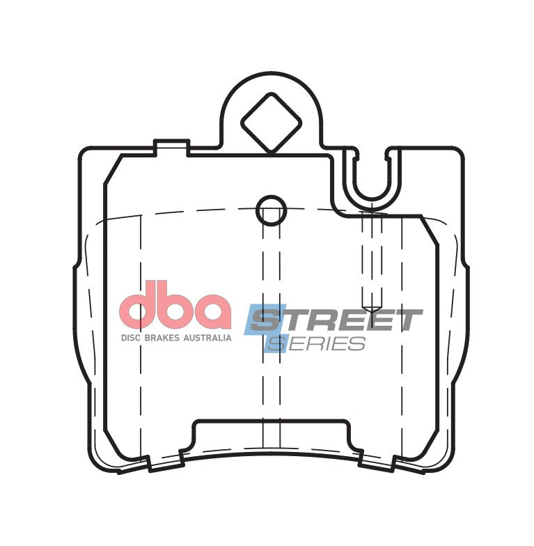 Placute Frana DBA Street Series Ceramic Spate Mercedes-Benz S-Class DB1458SS