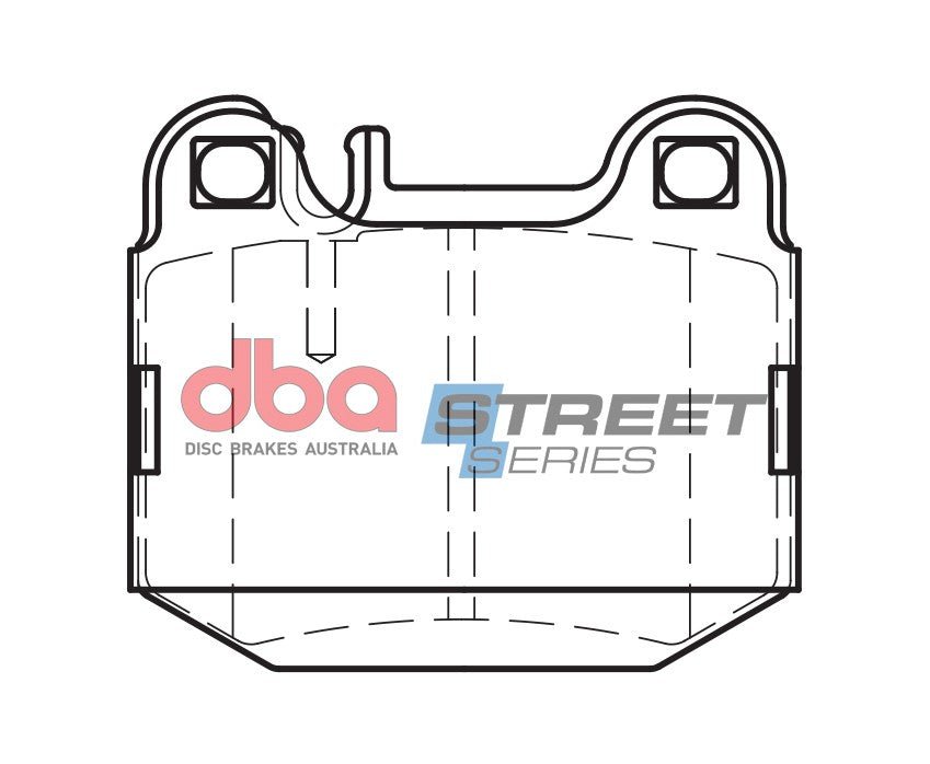 Placute Frana DBA Street Series Ceramic Spate Mercedes-Benz M-Class DB1461SS