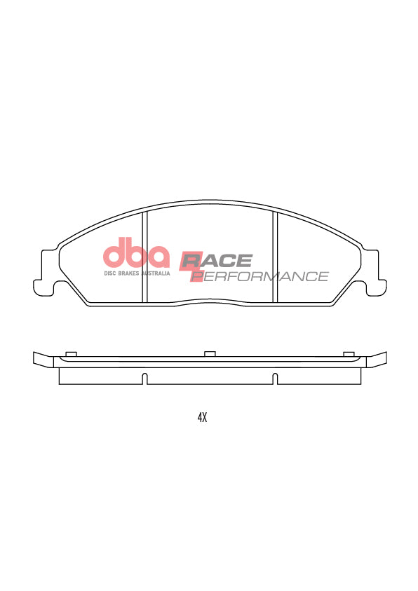 Placute Frana DBA Race Performance Fata Ford Territory DB1473RP