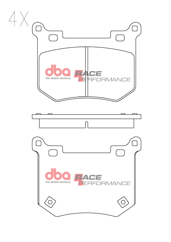 Placute Frana DBA Race Performance Spate Kia Stinger DB15004RP