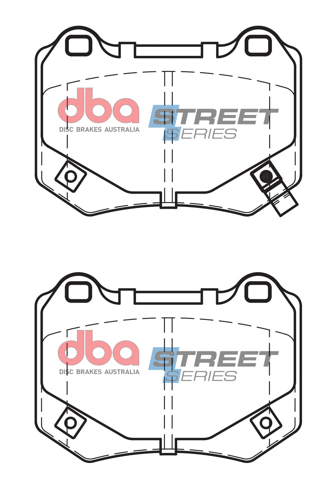 Placute Frana DBA Street Series Ceramic Spate Subaru WRX STI DB15007SS