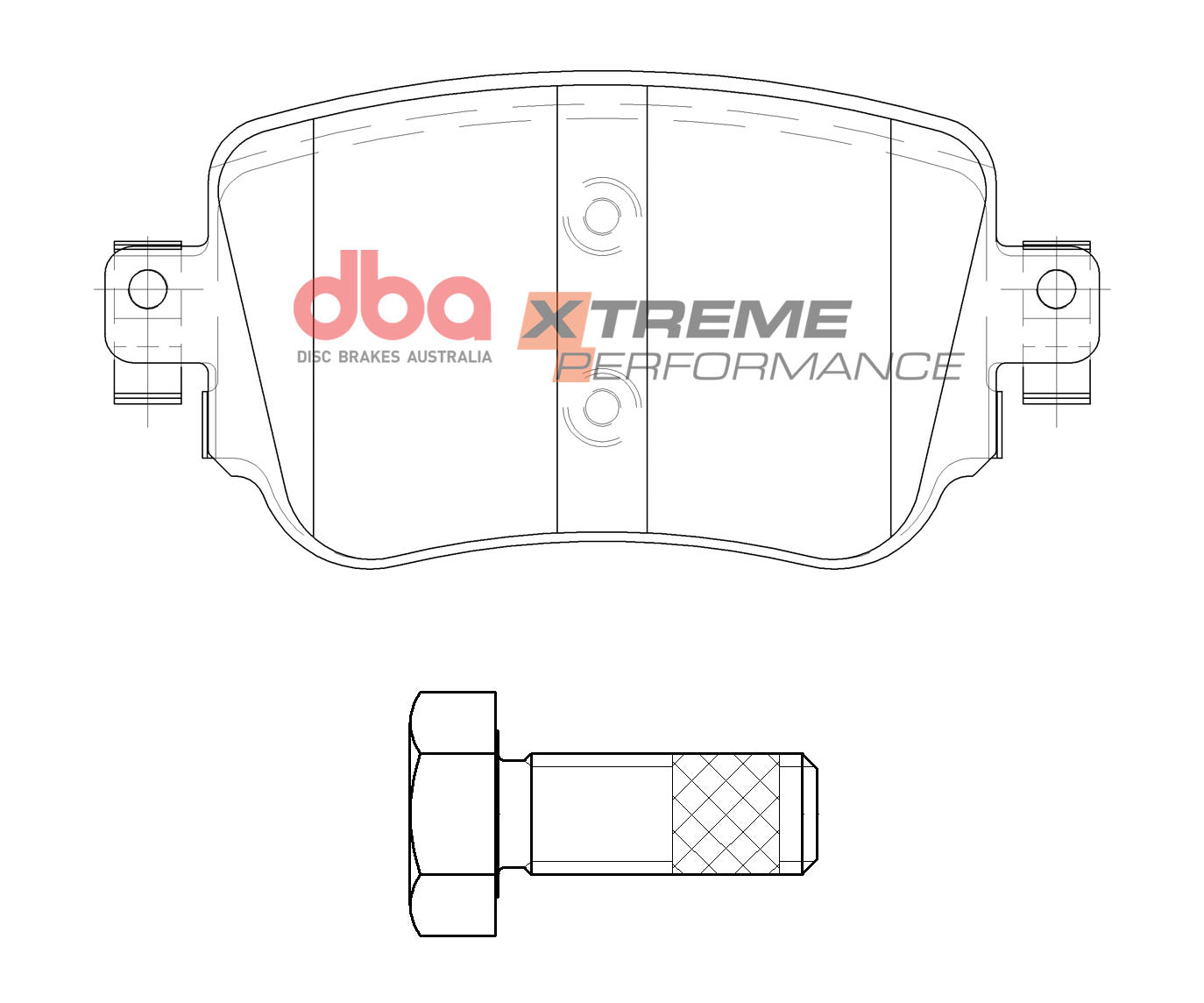 Placute Frana DBA Xtreme Performance Spate DB15009XP