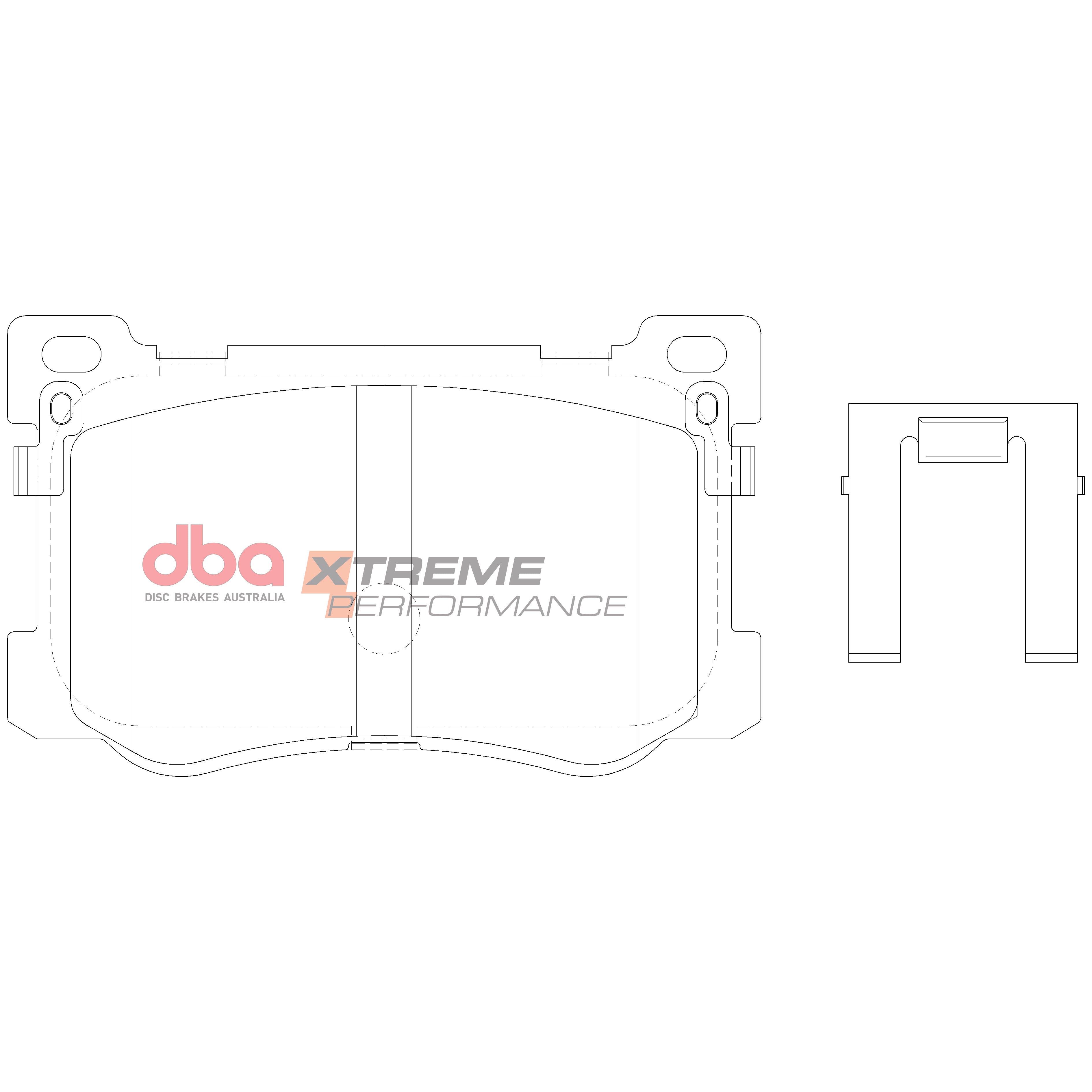 Placute Frana DBA Xtreme Performance Fata Hyundai Genesis DB15021XP