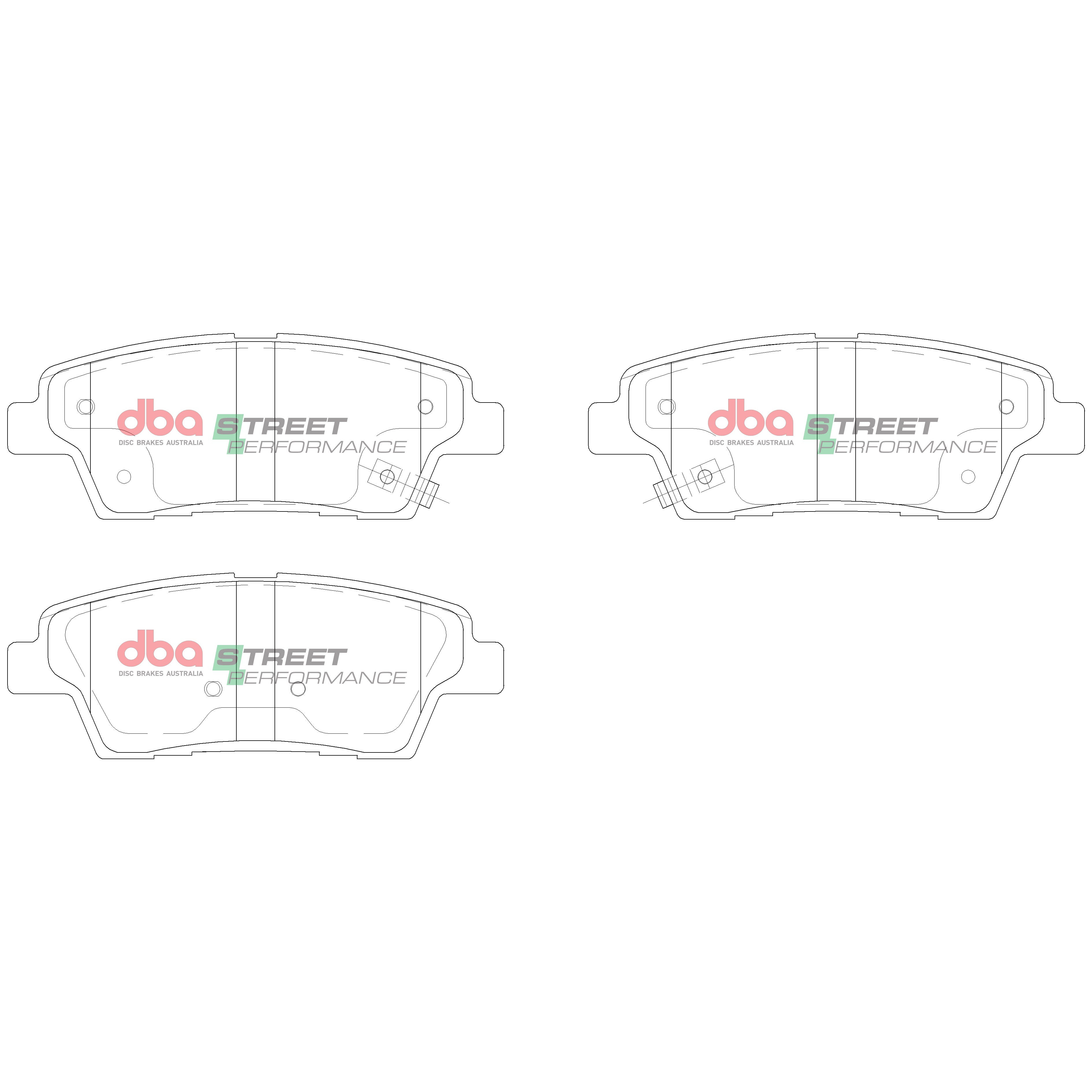 Placute Frana DBA Street Performance Spate Hyundai/Kia DB15022SP