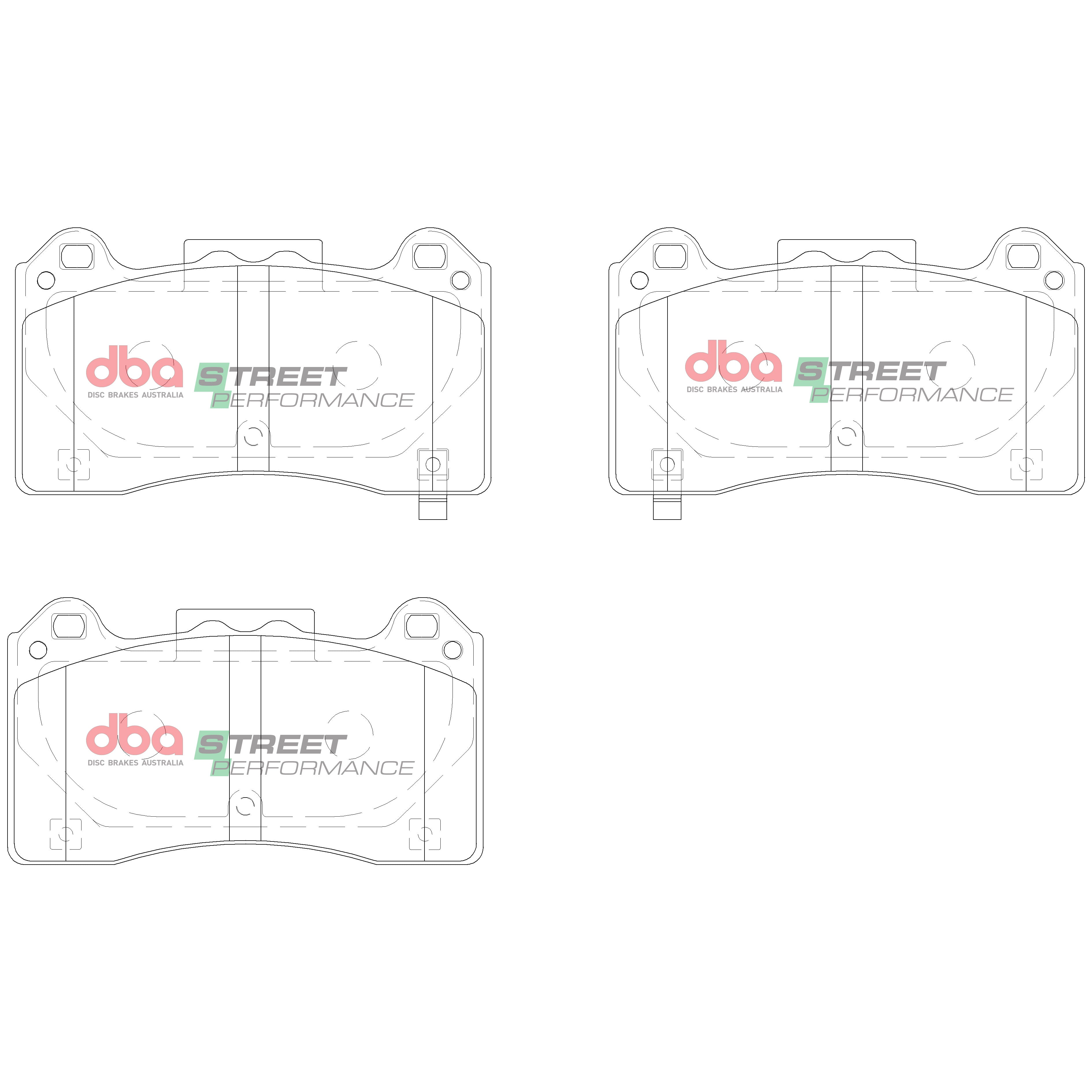 Placute Frana DBA Street Performance Fata Ford Focus DB15025SP