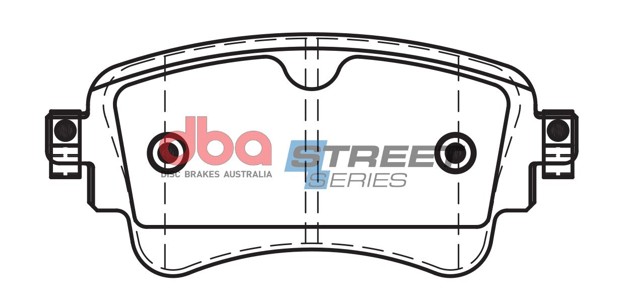 Placute Frana DBA Street Series Ceramic Spate Audi/Volkswagen DB15032SS