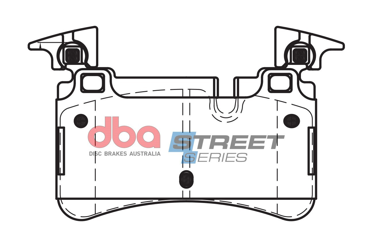 Placute Frana DBA Street Series Ceramic Spate Mercedes-Benz DB15037SS