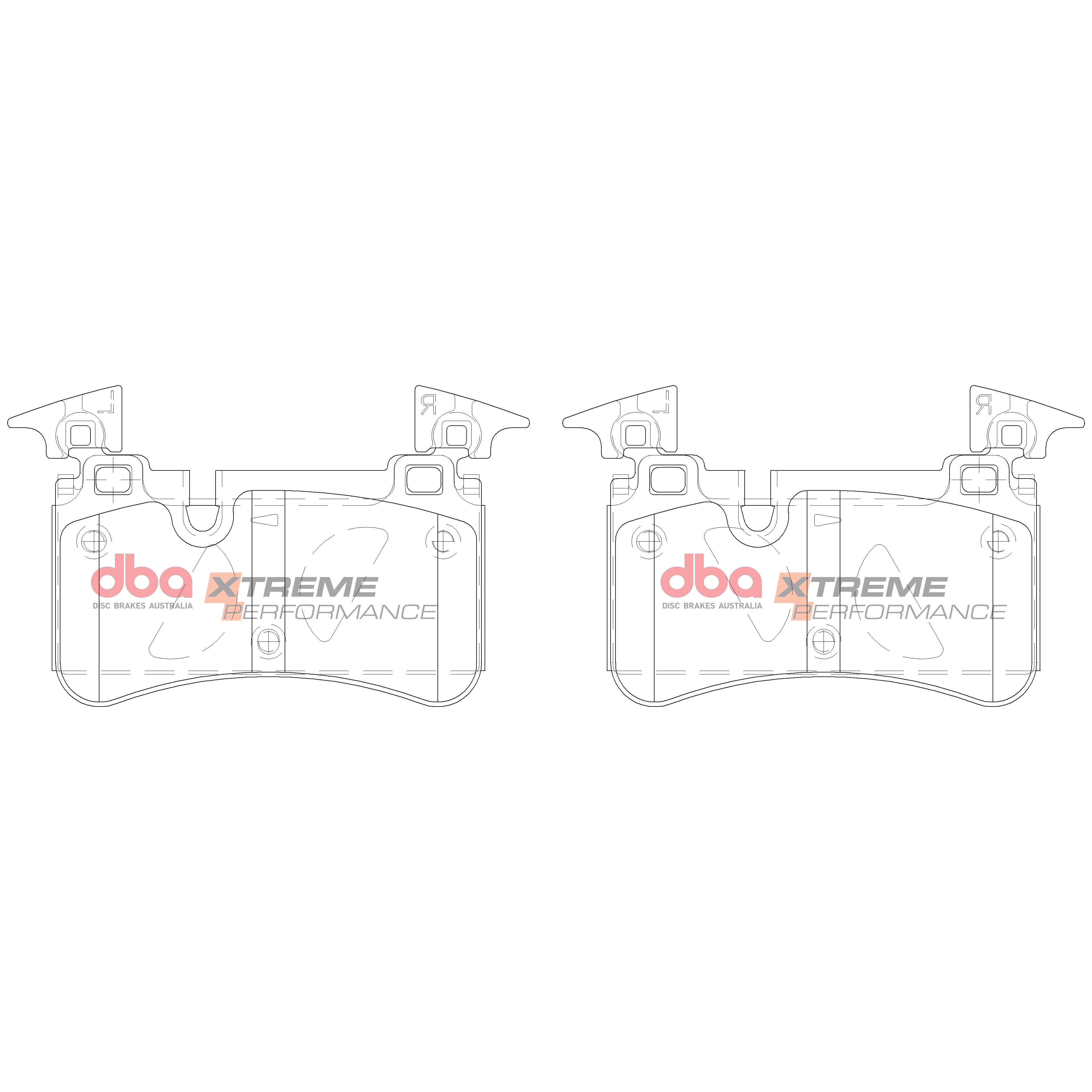 Placute Frana DBA Xtreme Performance Spate Mercedes-Benz DB15037XP