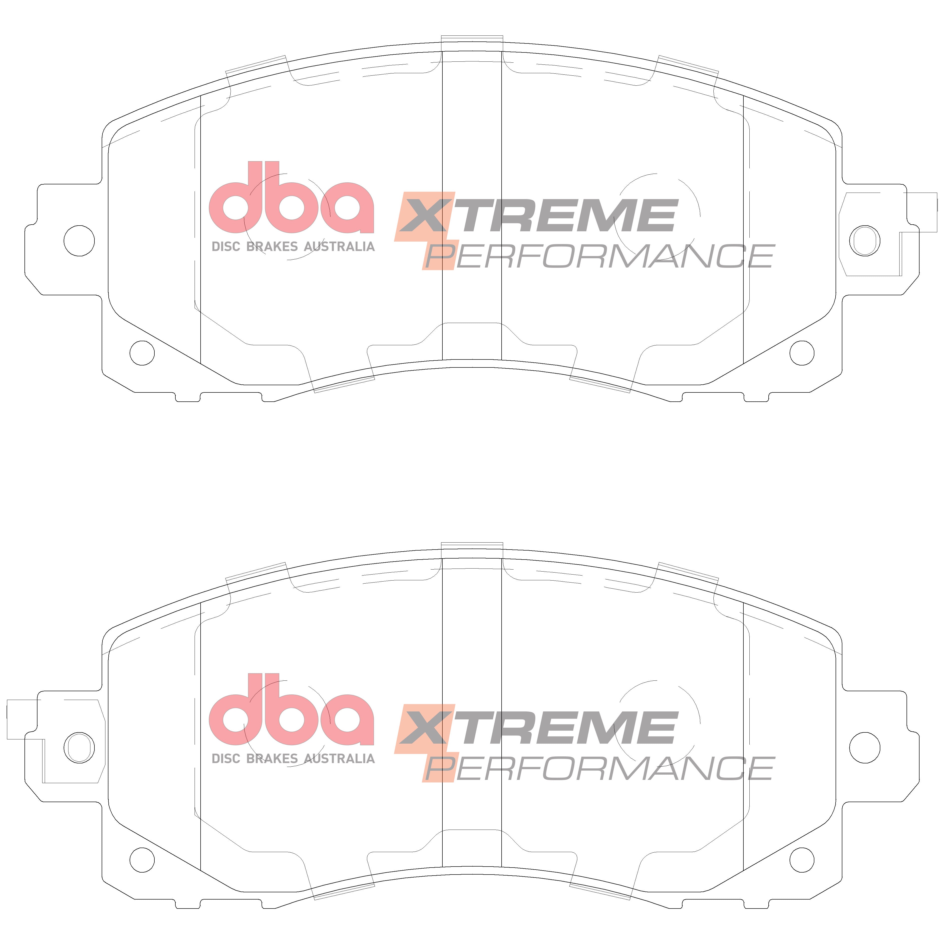 Placute Frana DBA Xtreme Performance Fata Subaru Impreza / Subaru XV DB15042XP