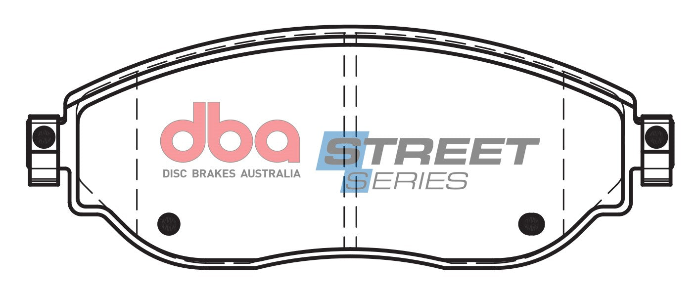 Placute Frana DBA Street Series Semi metallic Fata DB15055SS