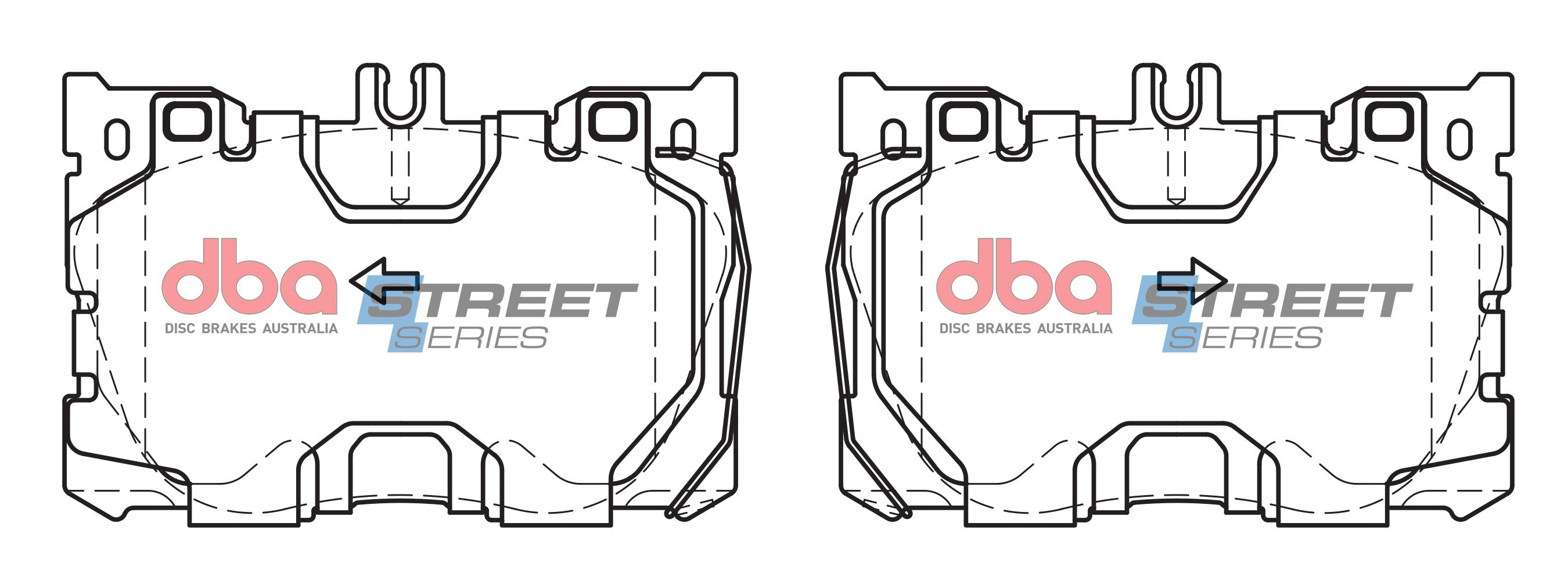Placute Frana DBA Street Series Ceramic Fata Mercedes-Benz DB15062SS