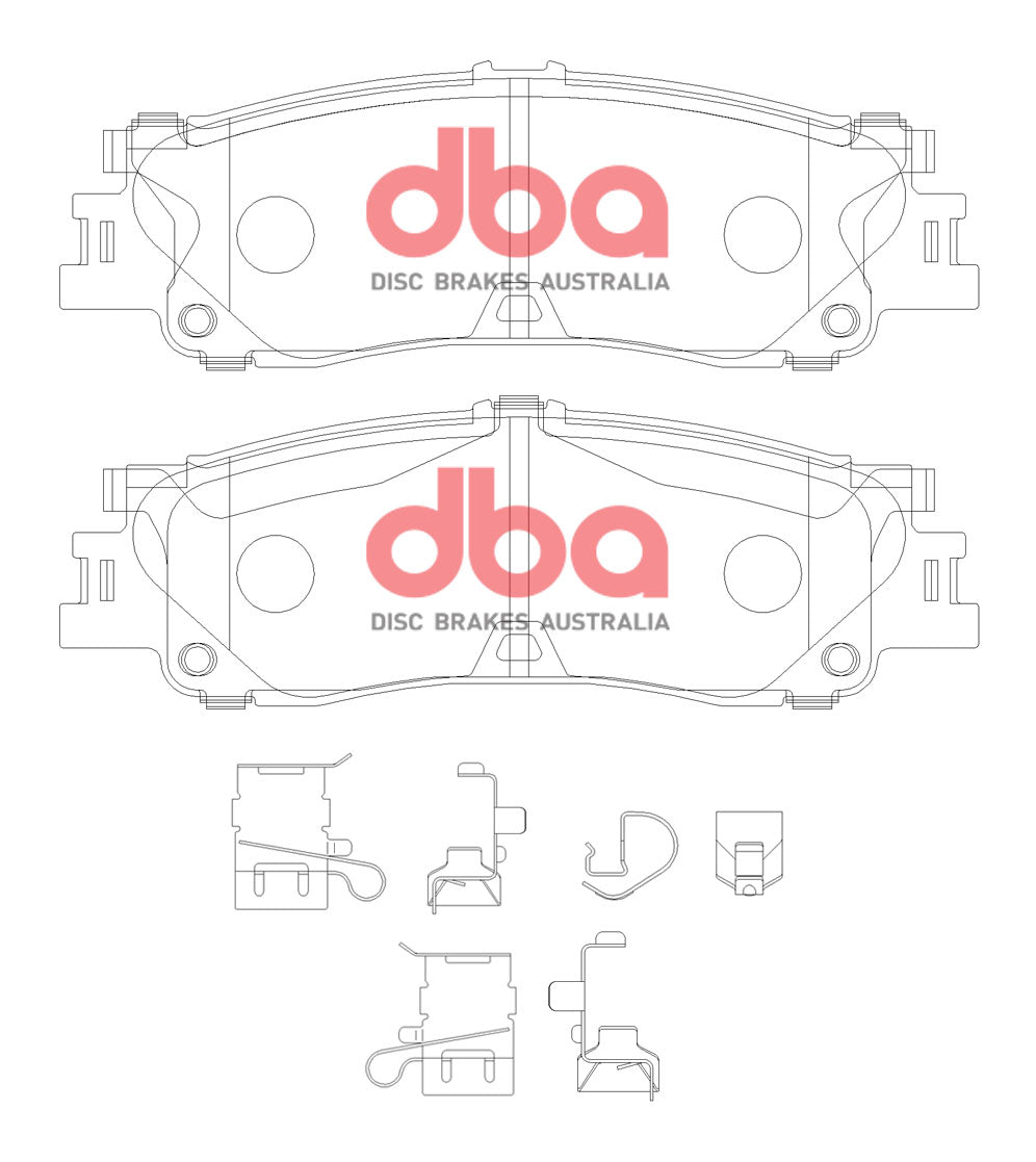 Placute Frana DBA Street Performance Spate DB15078SP