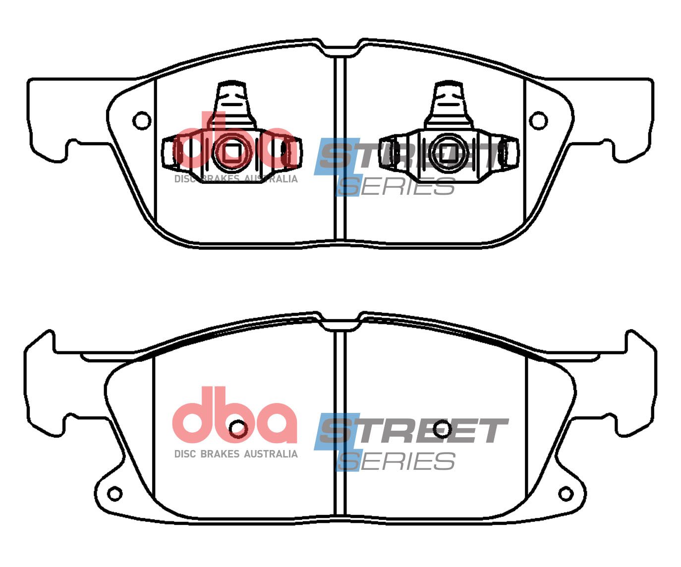 Placute Frana DBA Street Series Ceramic Fata Ford Focus DB15089SS