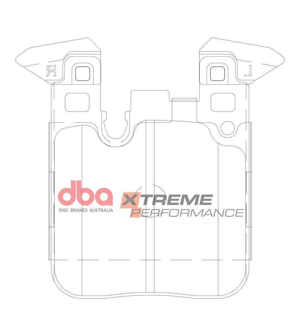 Placute Frana DBA Brake Kit 4000 Series T3 Slotted & Xtreme Performance (2x DBA42287S + DB15127XP) Spate BMW Seria 3 / BMW Seria 4 DBA42287S-15127XP