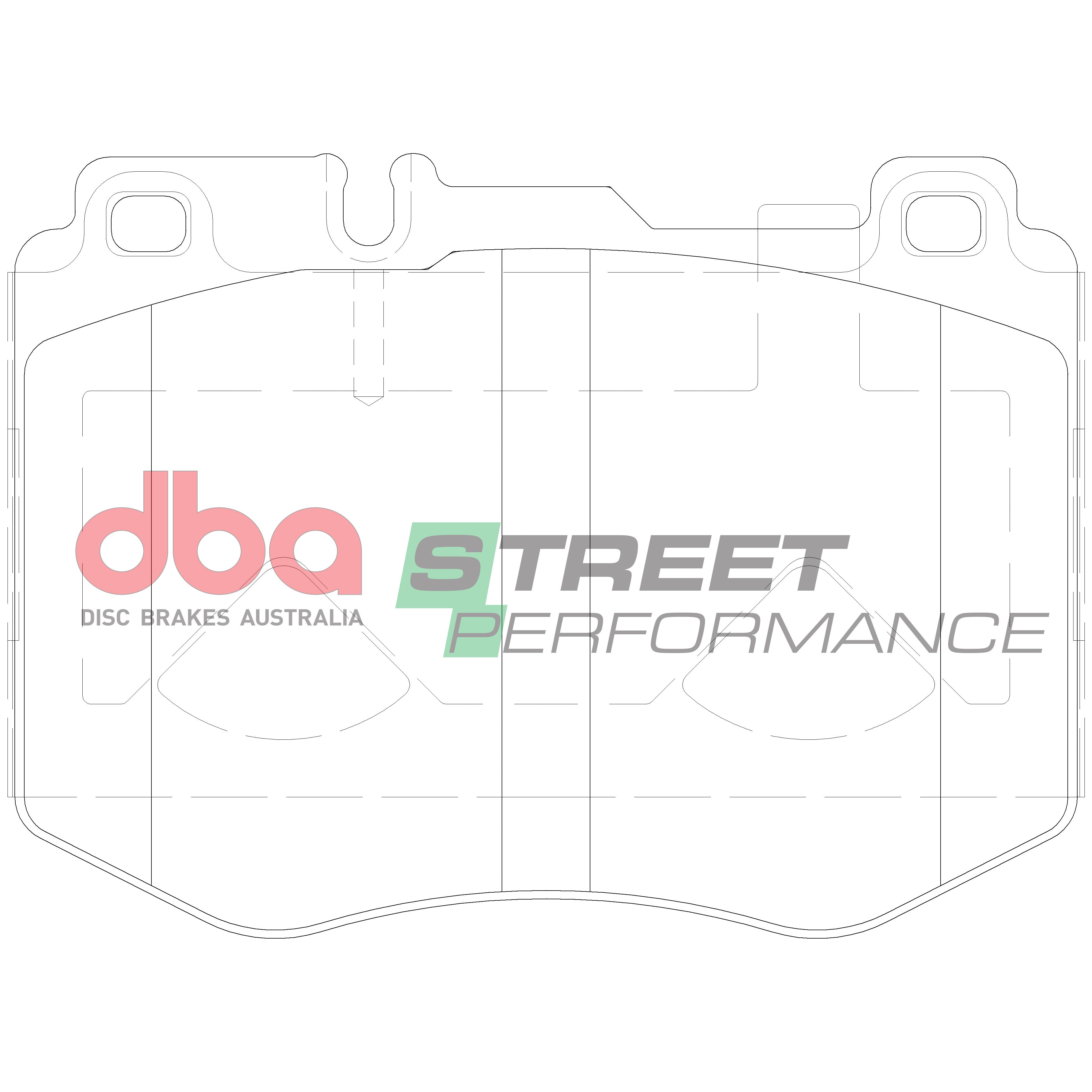 Placute Frana DBA Street Performance Fata Mercedes-Benz DB15182SP