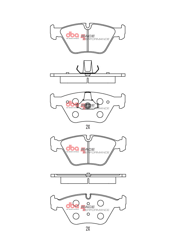Placute Frana DBA Race Performance Fata BMW DB1522RP