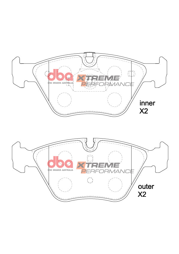 Placute Frana DBA Xtreme Performance Fata BMW DB1522XP
