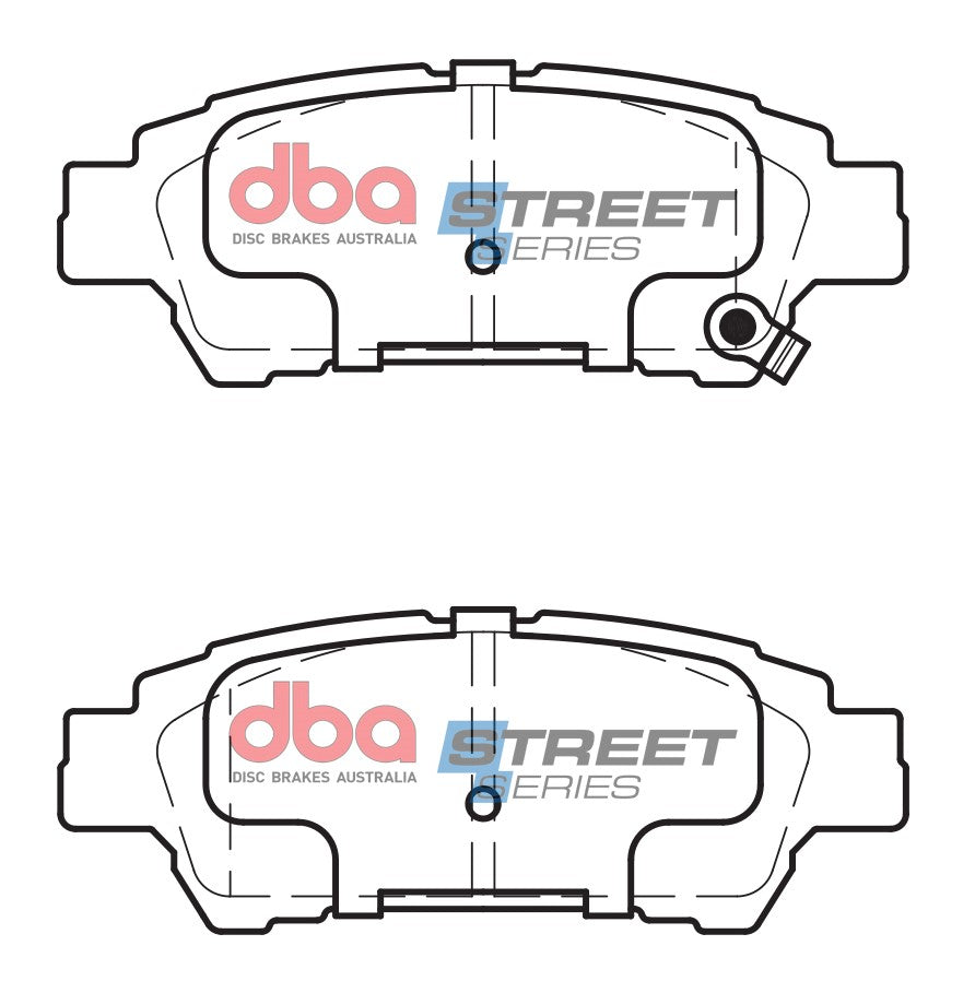 Placute Frana DBA Street Series Ceramic Spate Toyota DB1660SS