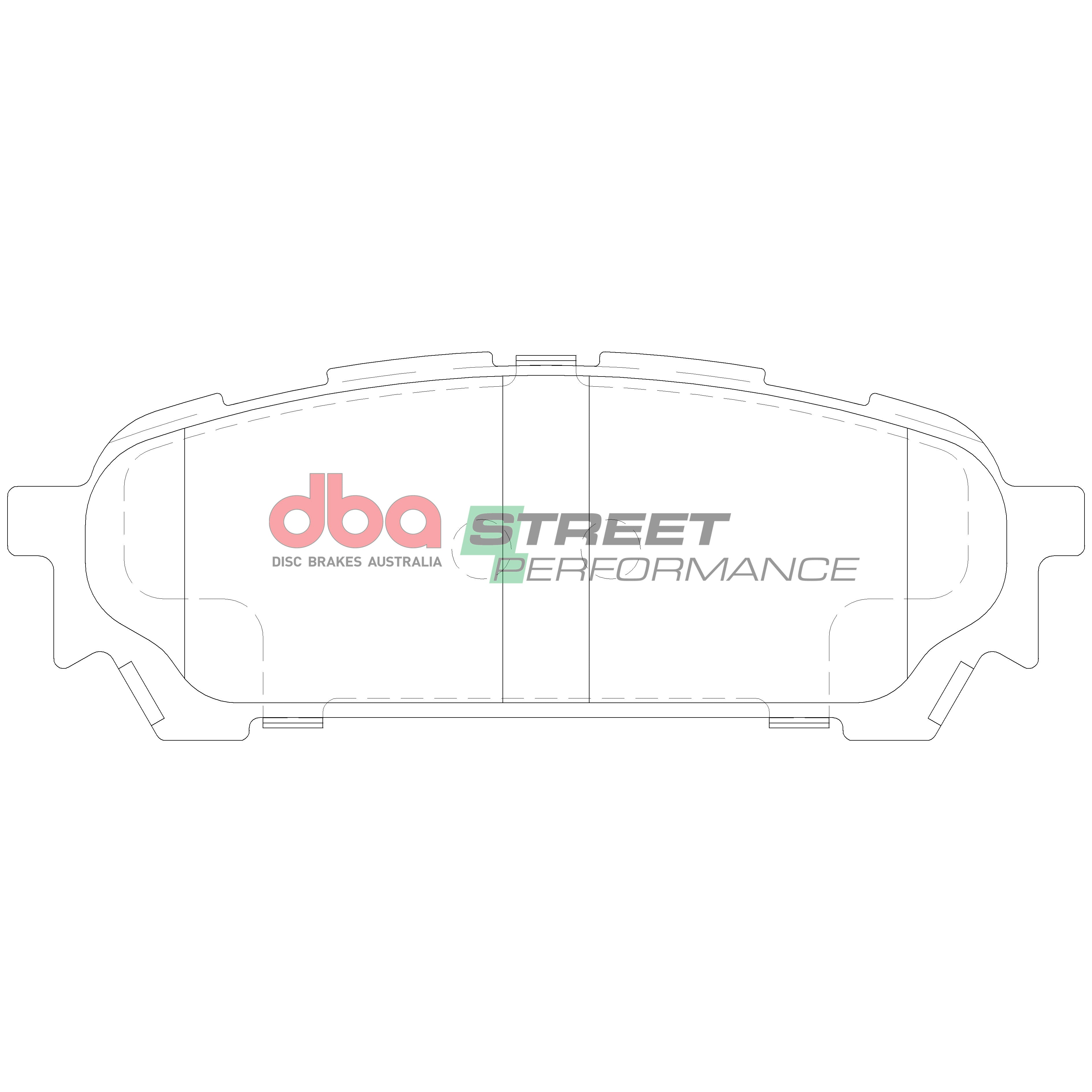Placute Frana DBA Street Performance Spate Subaru Forester / Subaru Impreza DB1672SP