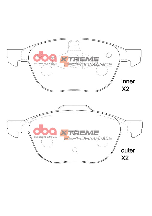 Placute Frana DBA Xtreme Performance Fata Ford/Mazda/Volvo DB1679XP