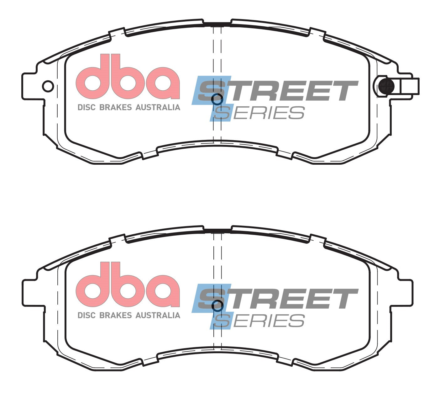 Placute Frana DBA Street Series Ceramic Fata DB1738SS