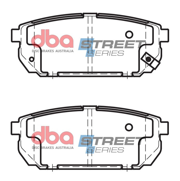 Placute Frana DBA Street Series Ceramic Spate DB1816SS