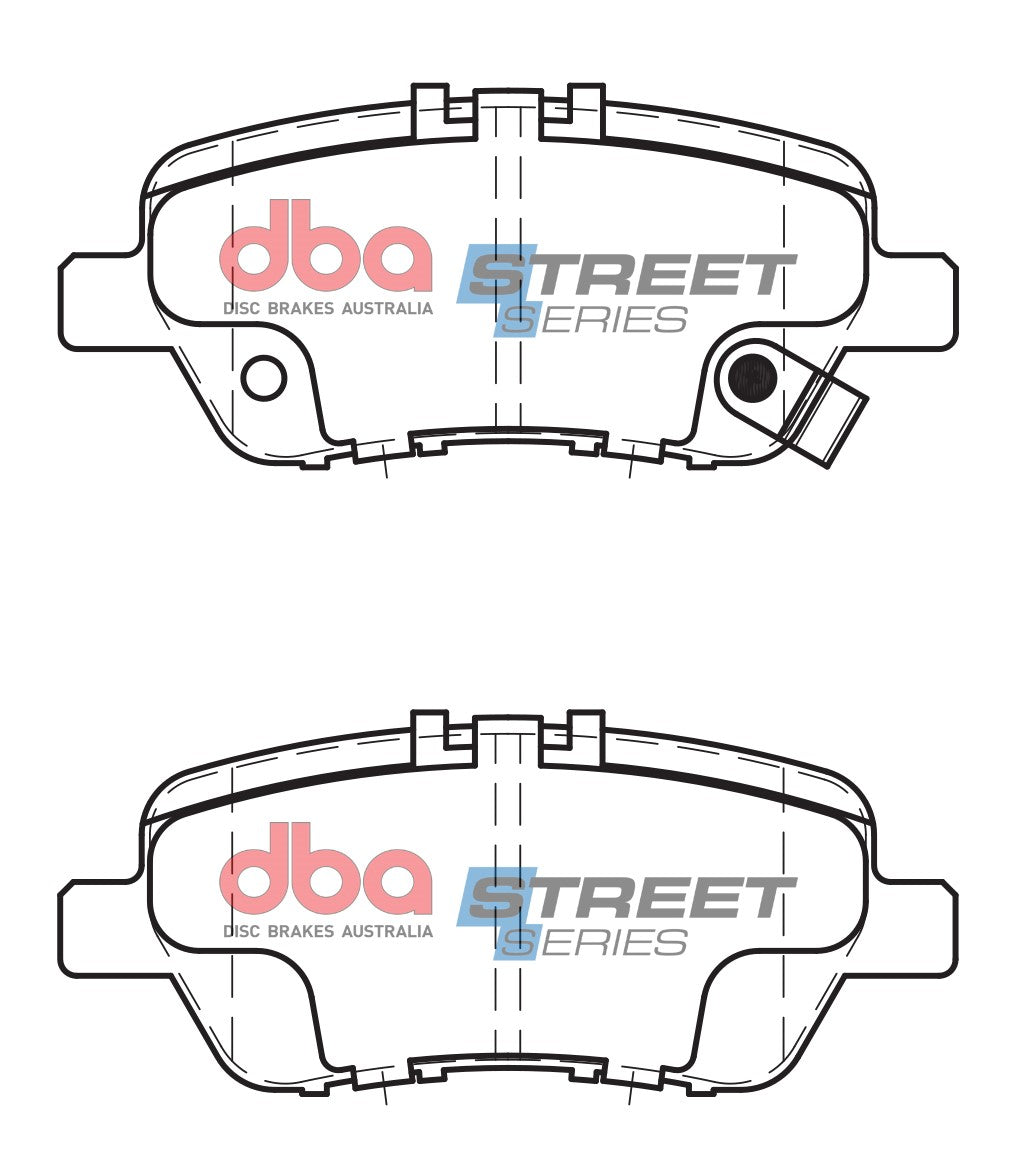 Placute Frana DBA Street Series Ceramic Spate Honda Legend DB1847SS