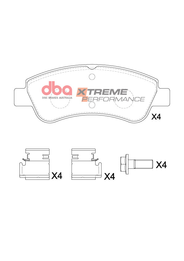 Placute Frana DBA Xtreme Performance Fata DB1923XP