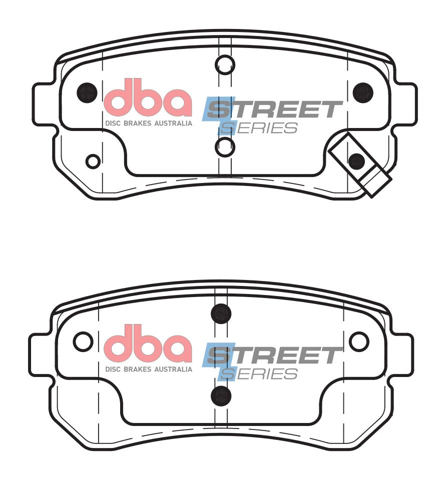 Placute Frana DBA Street Series Ceramic Spate Hyundai/Kia DB1943SS