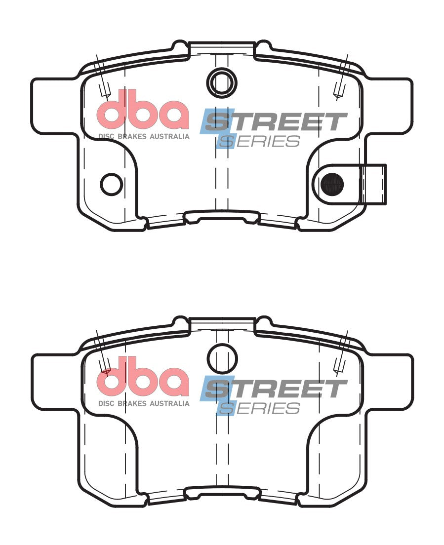 Placute Frana DBA Street Series Ceramic Spate Honda Accord DB1953SS
