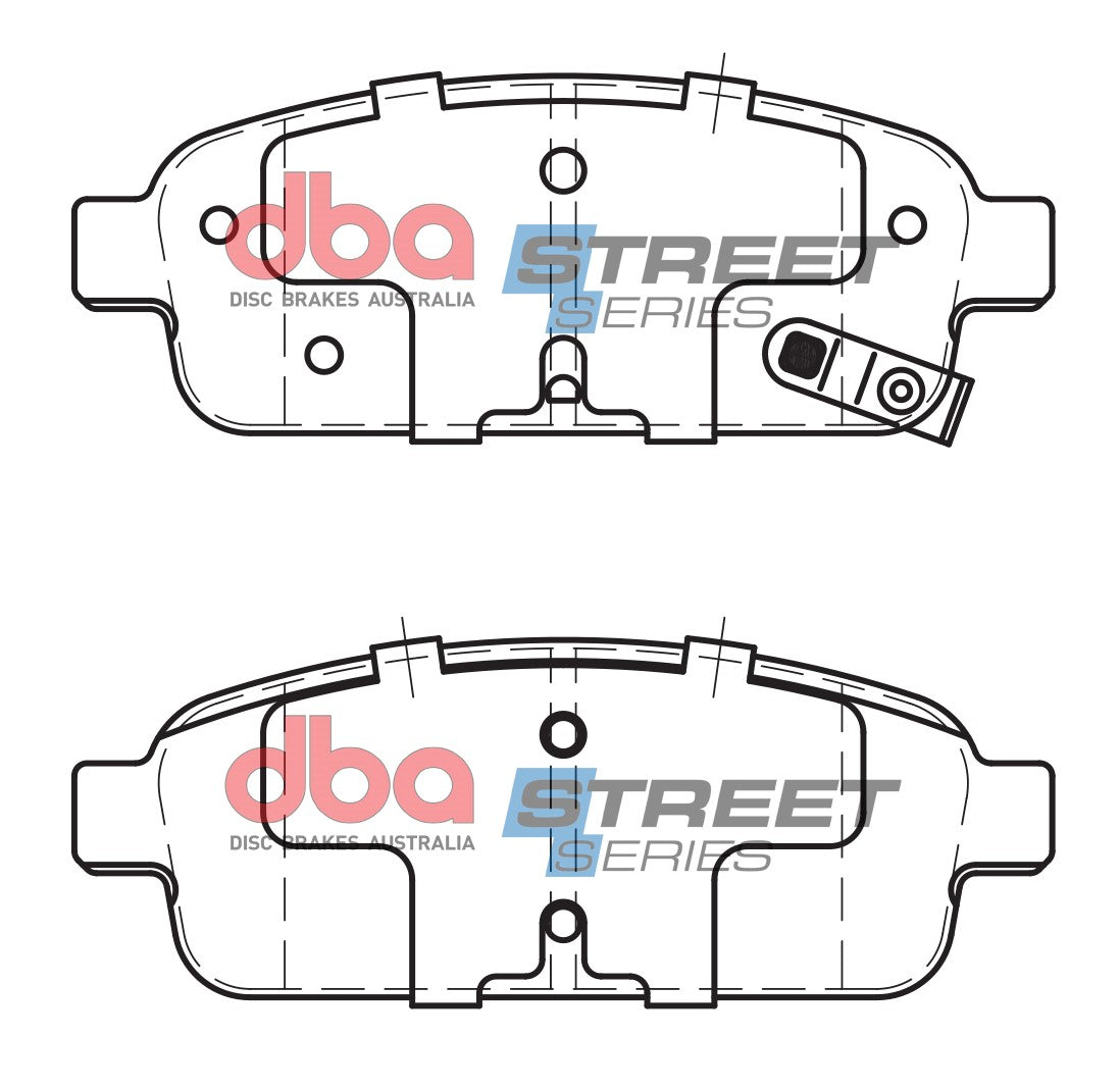 Placute Frana DBA Street Series Ceramic Spate Chevrolet/Opel DB1990SS