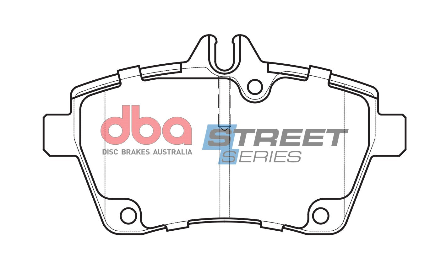 Placute Frana DBA Street Series Ceramic Fata Mercedes-Benz A-Class / Mercedes-Benz B-Class DB2019SS