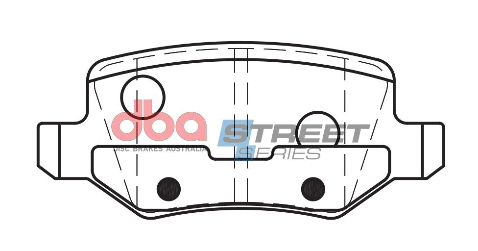 Placute Frana DBA Street Series Ceramic Spate Mercedes-Benz A-Class / Mercedes-Benz B-Class DB2020SS